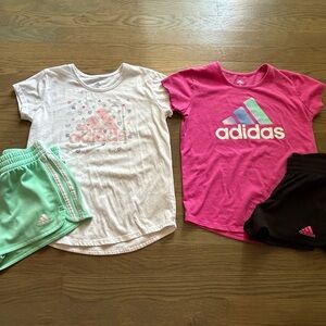 USED Adidas Girls Sets size Small